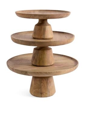 Frontgate Wooden Risers - Set of 3 - NWT